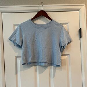 Urban Outfitters Light Blue Crop Top